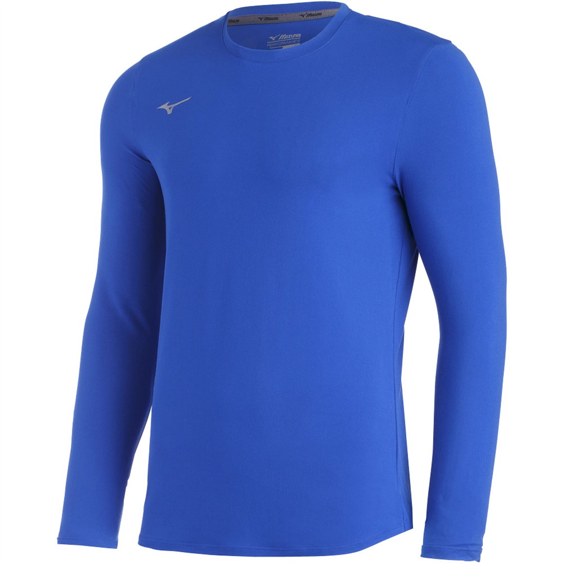 Mizuno Boys' Competition Diamond Long Sleeve Shirt, Medium, Royal