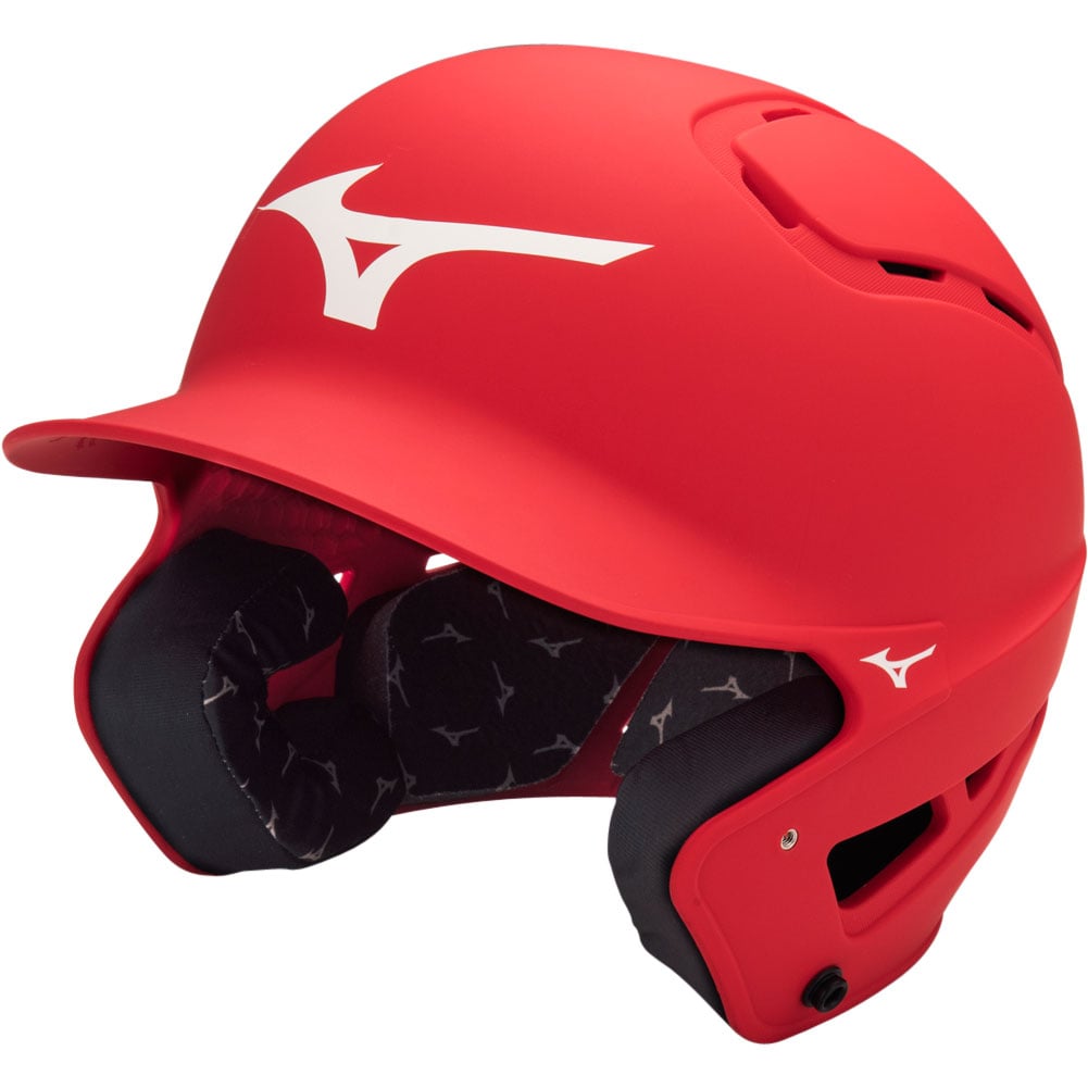 Mizuno Senior B6 Baseball Batting Helmet, Red
