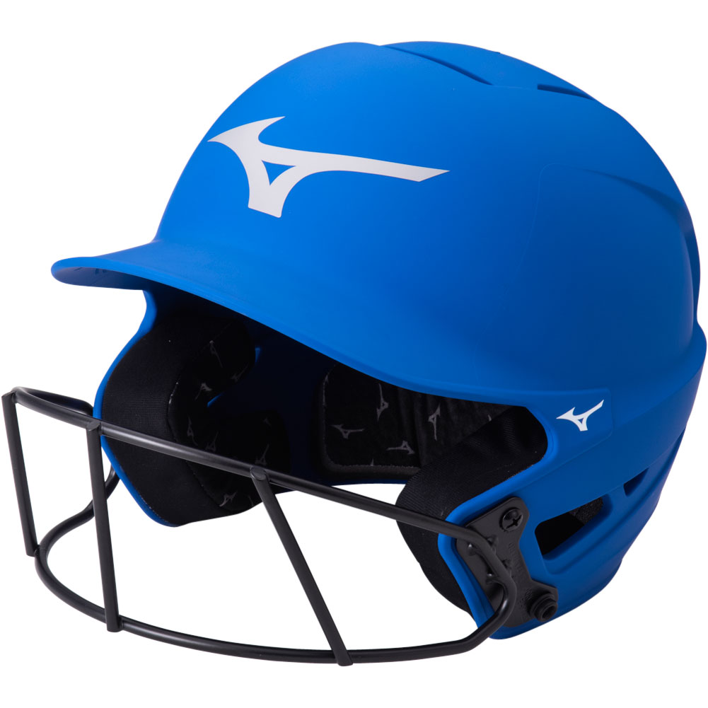 Mizuno F6 Softball Batting Helmet, Small/Medium, Royal