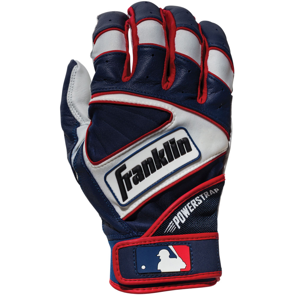 Franklin Adult Powerstrap Chrome Batting Glove