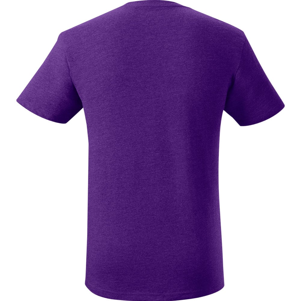 EvoShield Men's Heather Short Sleeve T-Shirt | Purple | Size: Medium | Cotton