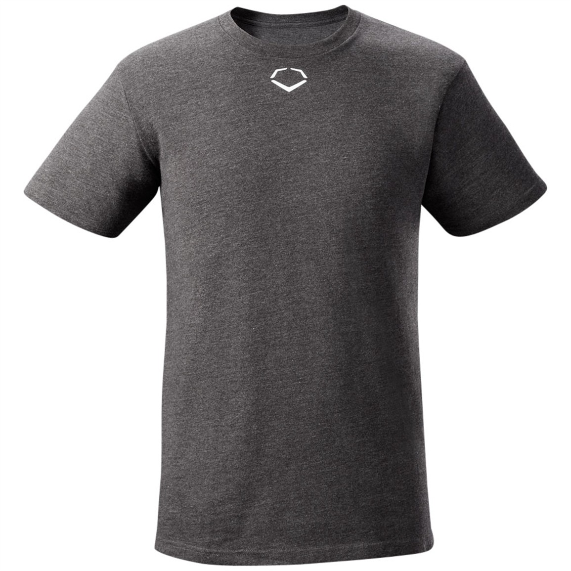 EvoShield Youth Heather Short Sleeve T-Shirt | Grey | Size: Large | Cotton