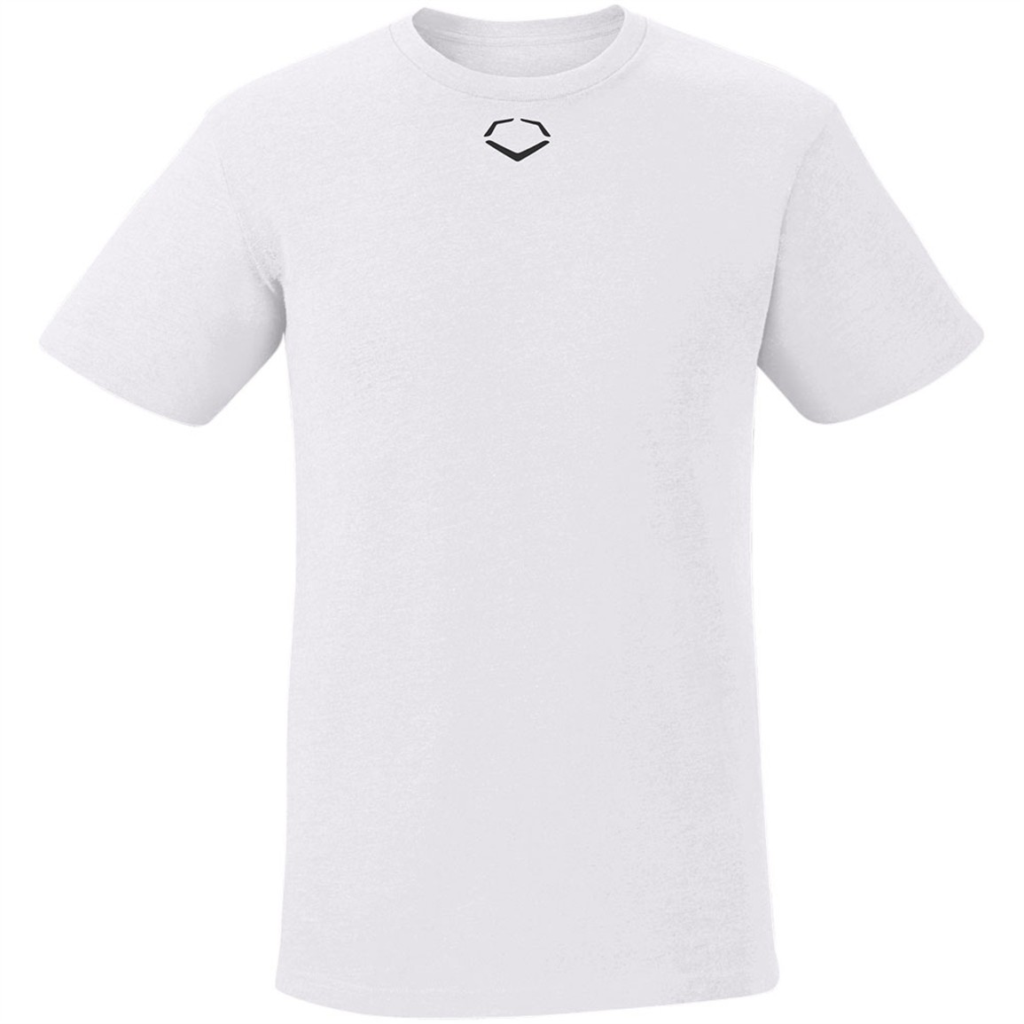 EvoShield Youth Heather Short Sleeve T-Shirt | White | Size: Medium | Cotton