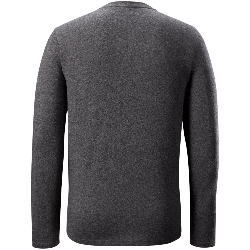 EvoShield Men's Heather Long Sleeve T-Shirt | Grey | Size: XL | Cotton