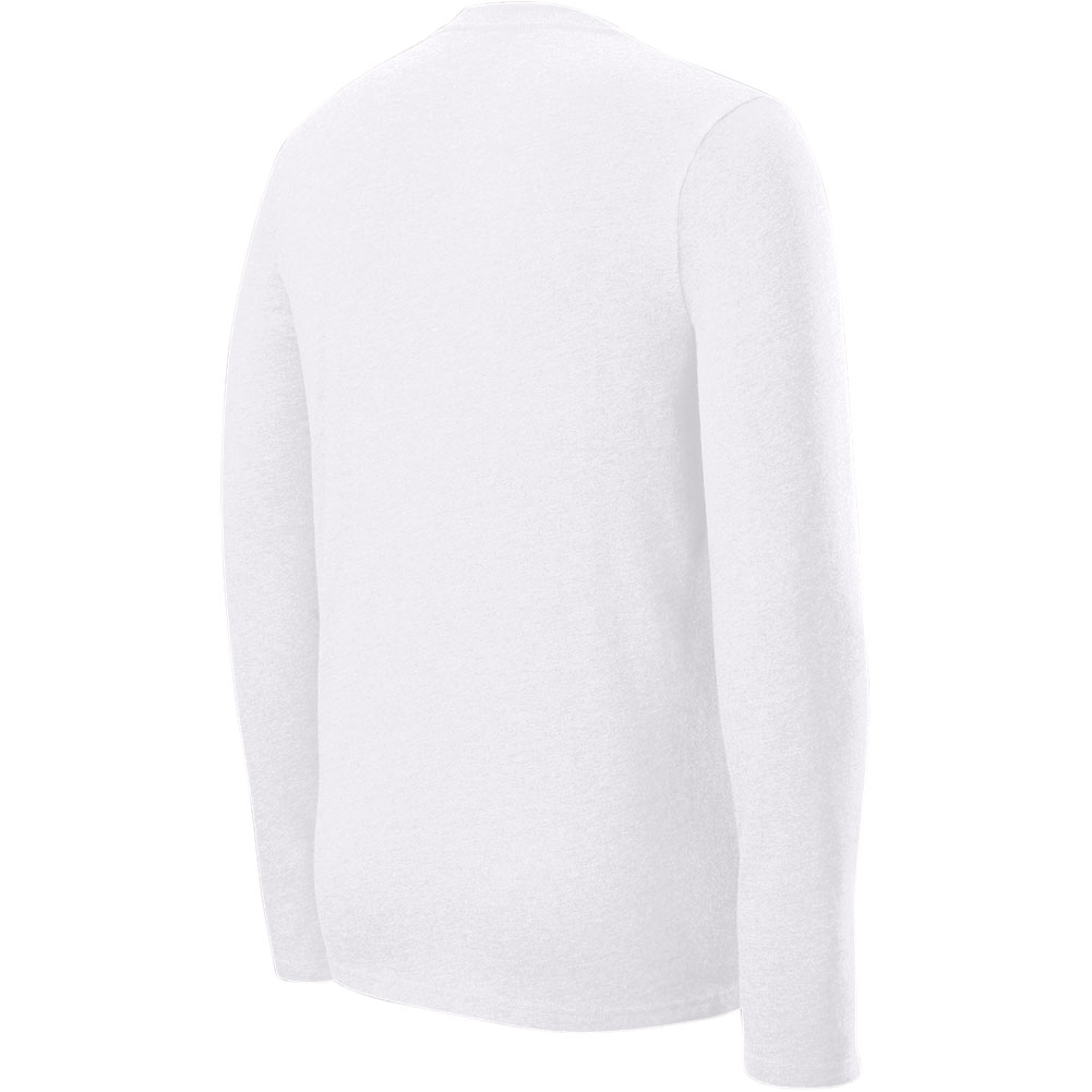 EvoShield Men's Heather Long Sleeve T-Shirt | White | Size: 2XL | Cotton
