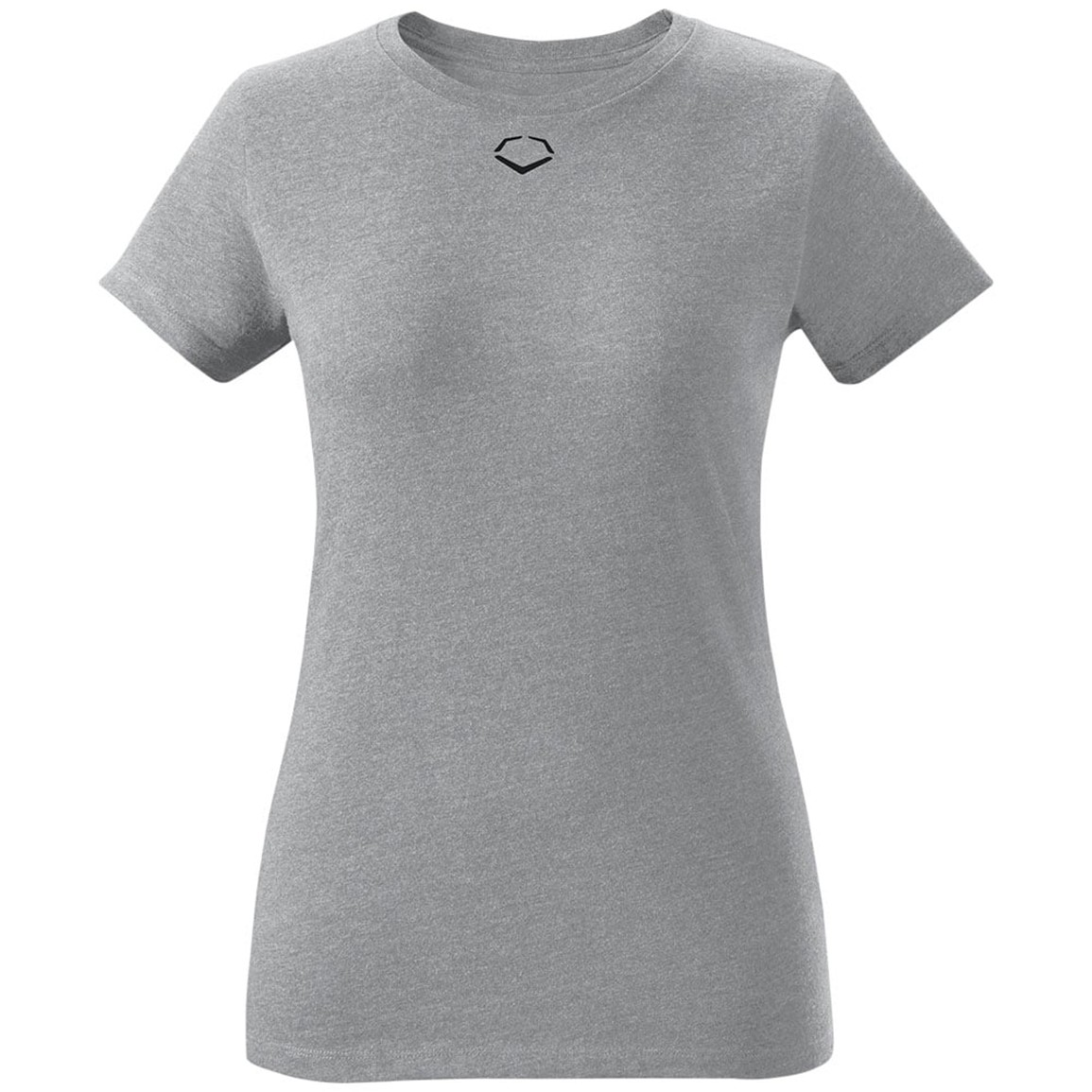 EvoShield Women's Heather Short Sleeve T-Shirt | Grey | Size: XL | Cotton