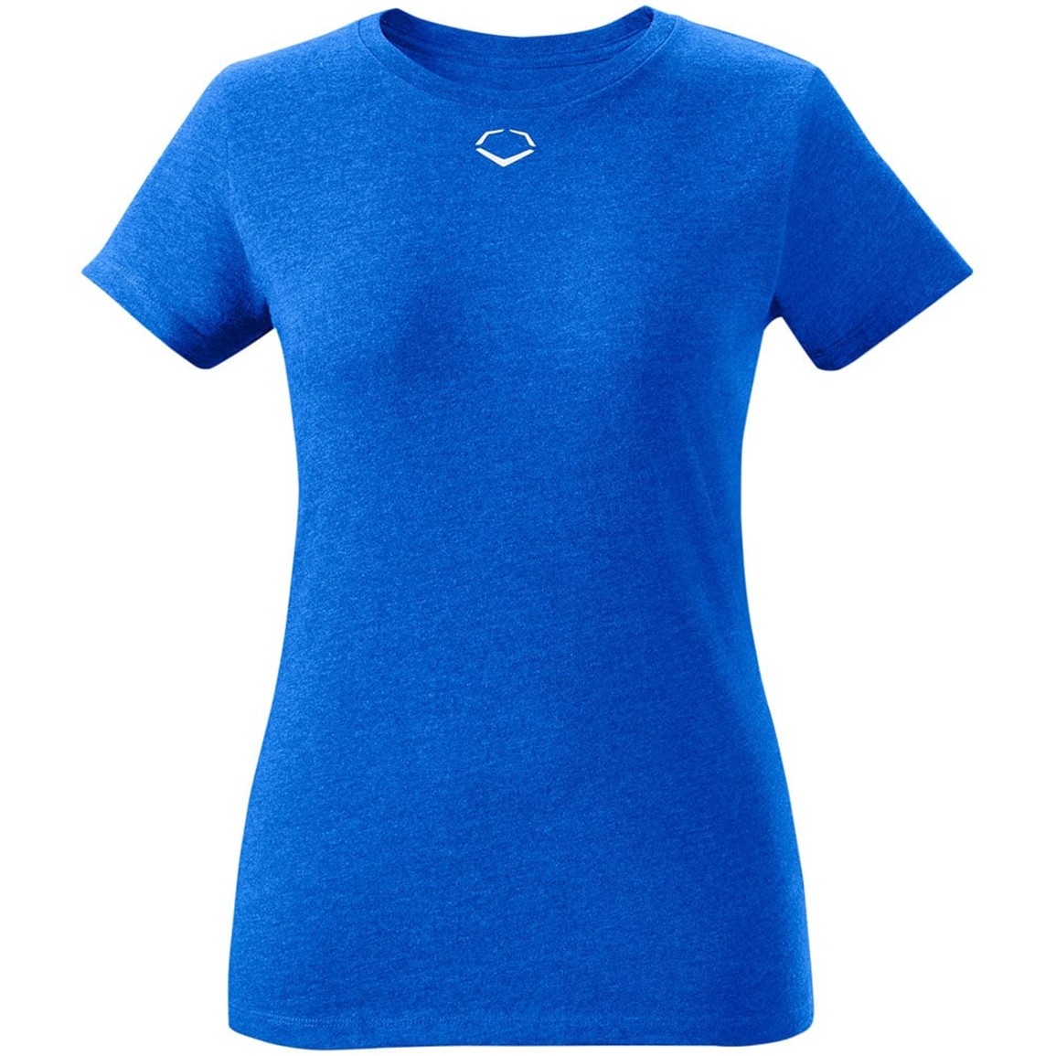 EvoShield Women's Heather Short Sleeve T-Shirt | Blue | Size: 2XL | Cotton