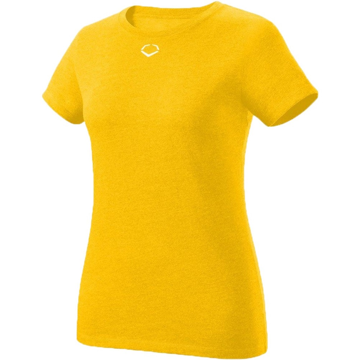 EvoShield Women's Heather Short Sleeve T-Shirt | Yellow | Size: 2XL | Cotton