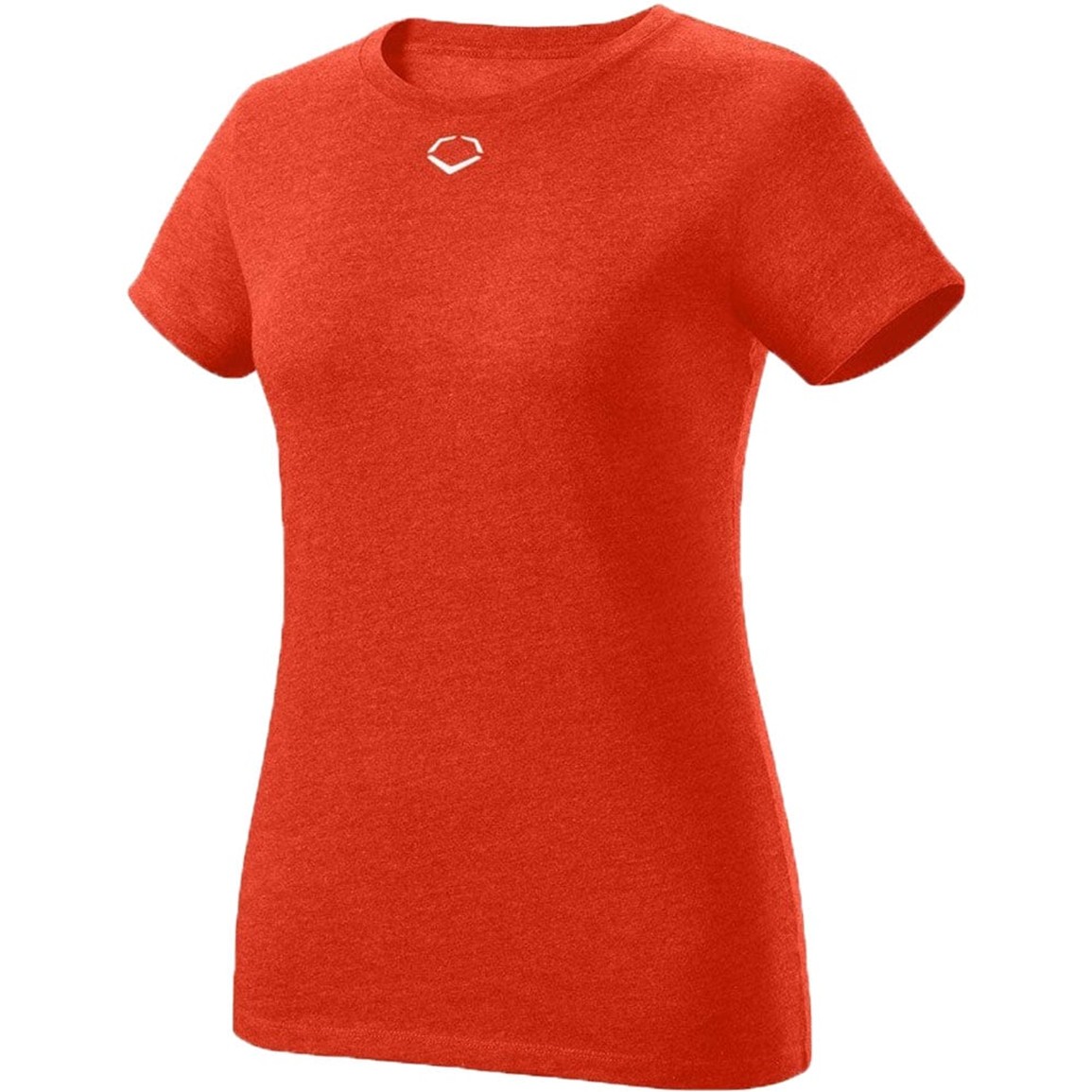 EvoShield Women's Heather Short Sleeve T-Shirt | Orange | Size: XL | Cotton