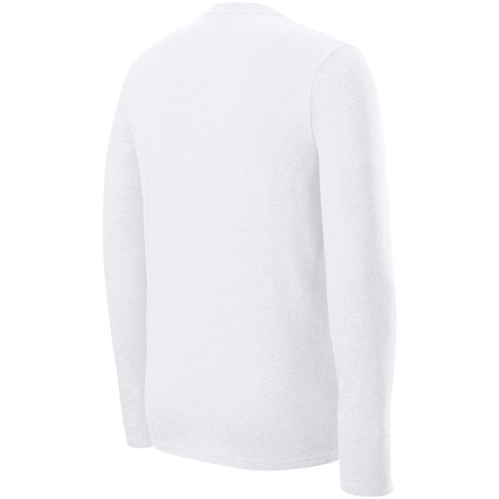 EvoShield Youth Heather Long Sleeve T-Shirt | White | Size: Medium | Cotton