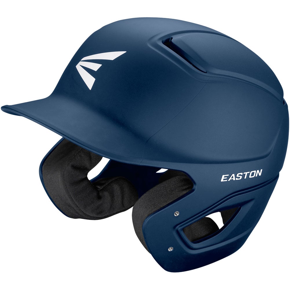 Easton Alpha Matte Helmet — front view, navy