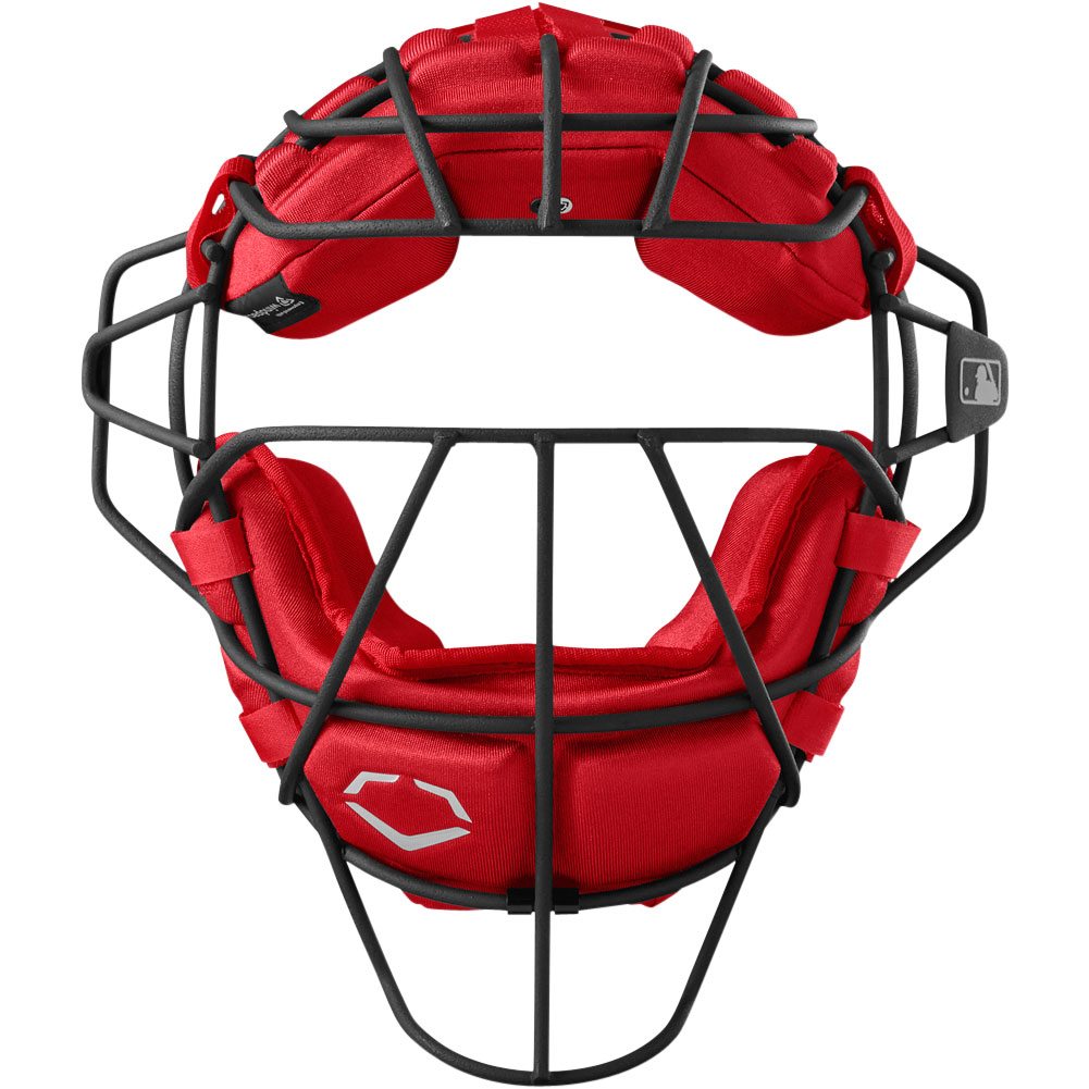 EvoShield Adult Pro-SRZ Catcher's Facemask, Scarlet