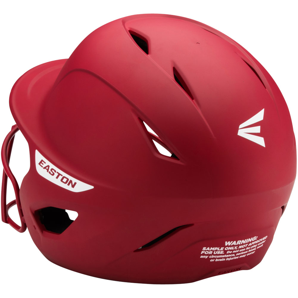 Easton Ghost Adult Matte Softball Batting Helmet, Medium/Large, Red