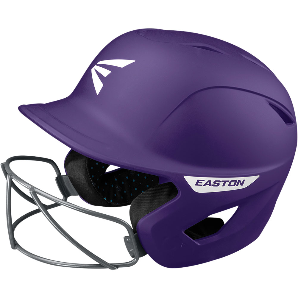 Easton Ghost Adult Matte Softball Batting Helmet, Medium/Large, Purple
