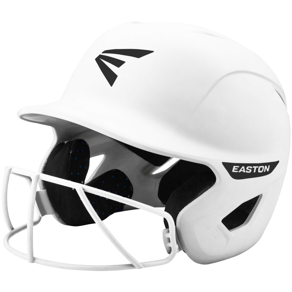 Easton Ghost Adult Matte Softball Batting Helmet, Medium/Large, White
