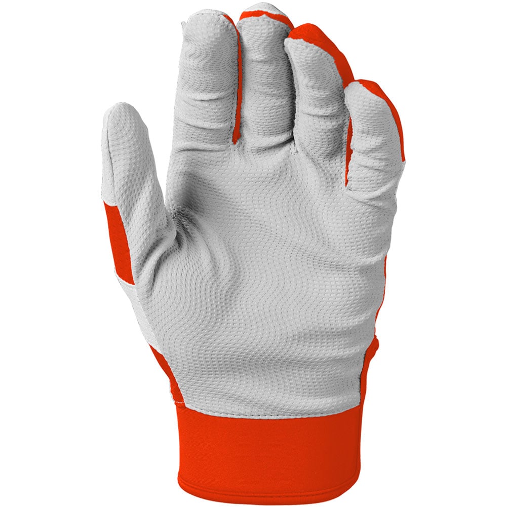 EvoShield SRZ-1™ Adult Batting Gloves | Orange | Size: Large | Mesh/Synthetic