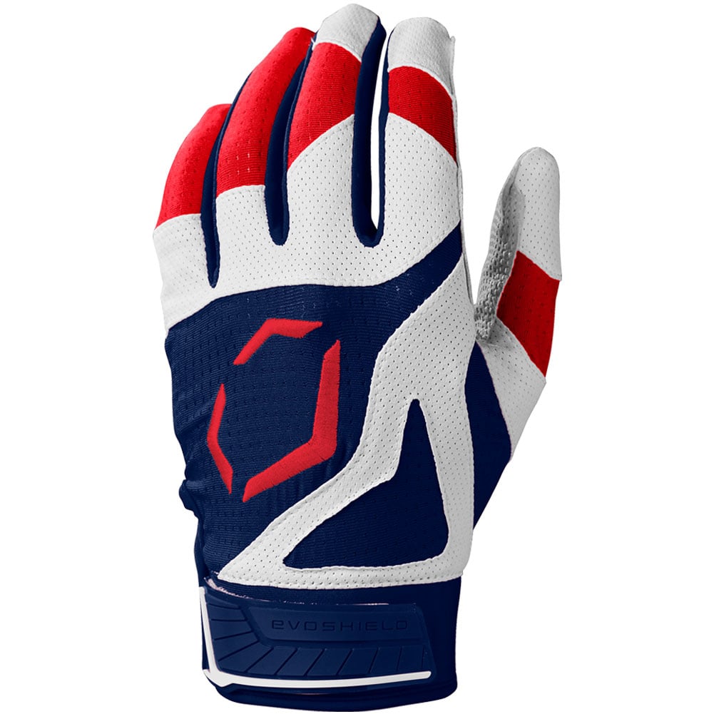 EvoShield SRZ-1™ Adult Batting Gloves | Blue | Size: 2XL | Mesh/Synthetic