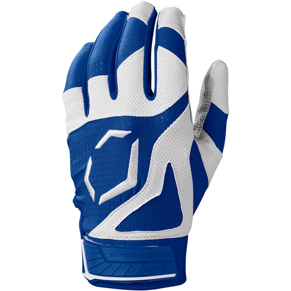 EvoShield SRZ-1™ Adult Batting Gloves | Blue | Size: Large | Mesh/Synthetic