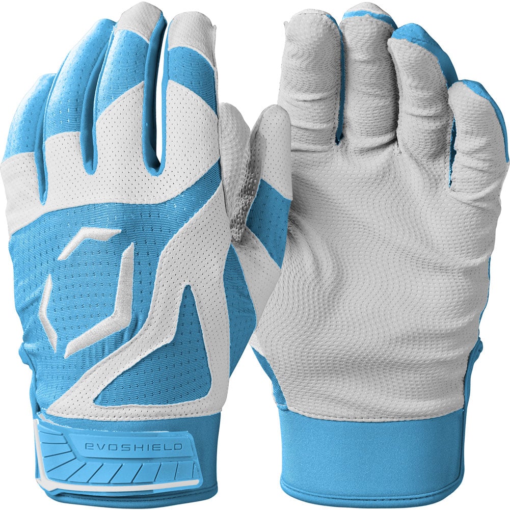 EvoShield SRZ-1™ Adult Batting Gloves | Blue | Size: Small | Mesh/Synthetic
