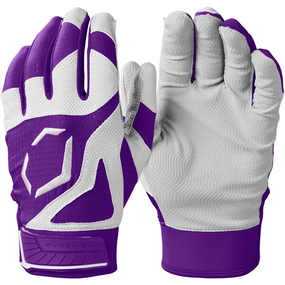 EvoShield SRZ-1™ Adult Batting Gloves | Purple | Size: 2XL | Mesh/Synthetic