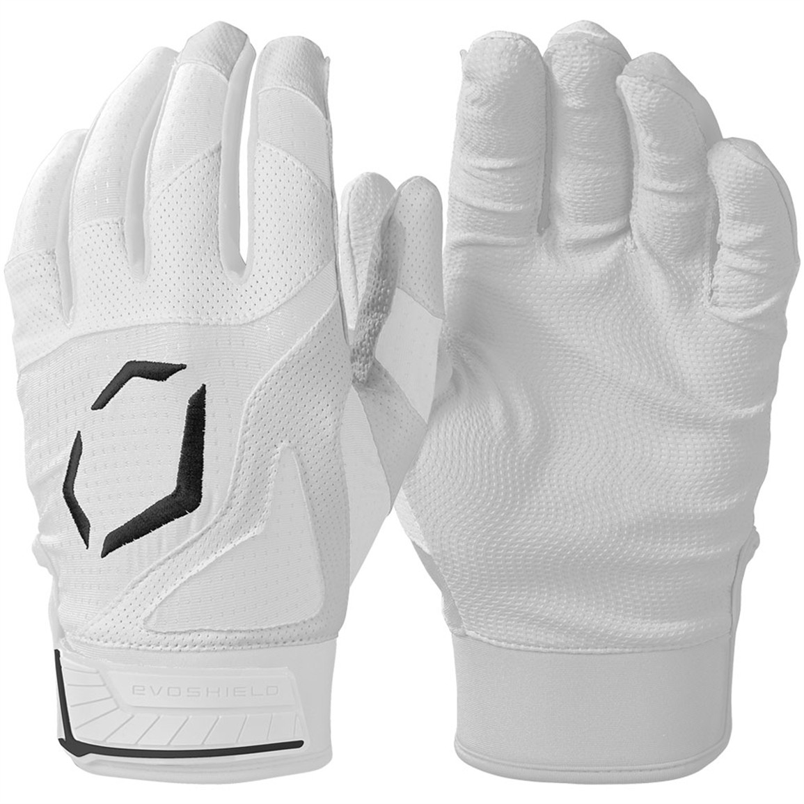 EvoShield SRZ-1™ Youth Batting Gloves | White | Size: Youth Small | Mesh/Synthetic