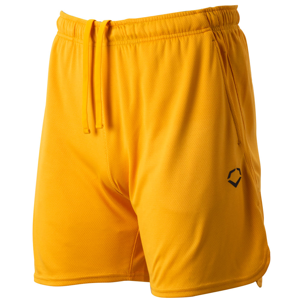 EvoShield Men's Pro Team Training Short 2.0 | Yellow | Size: Small | Polyester