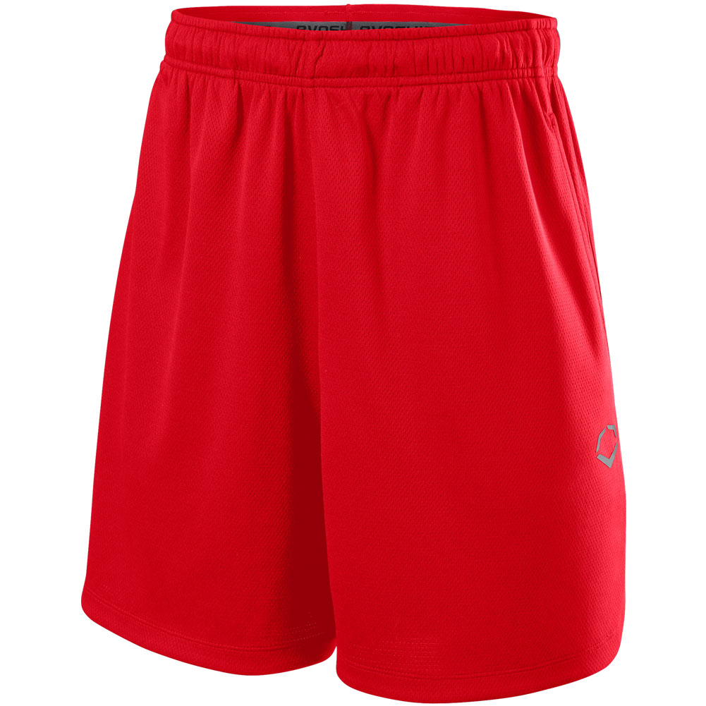 EvoShield Men's Pro Team Training Short 2.0 | Red | Size: Small | Polyester
