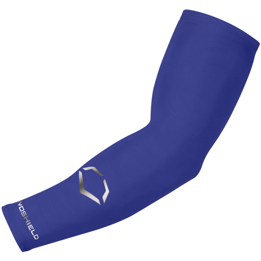 EvoShield Adult Solid Compression Arm Sleeve | Blue | Size: Large - XL