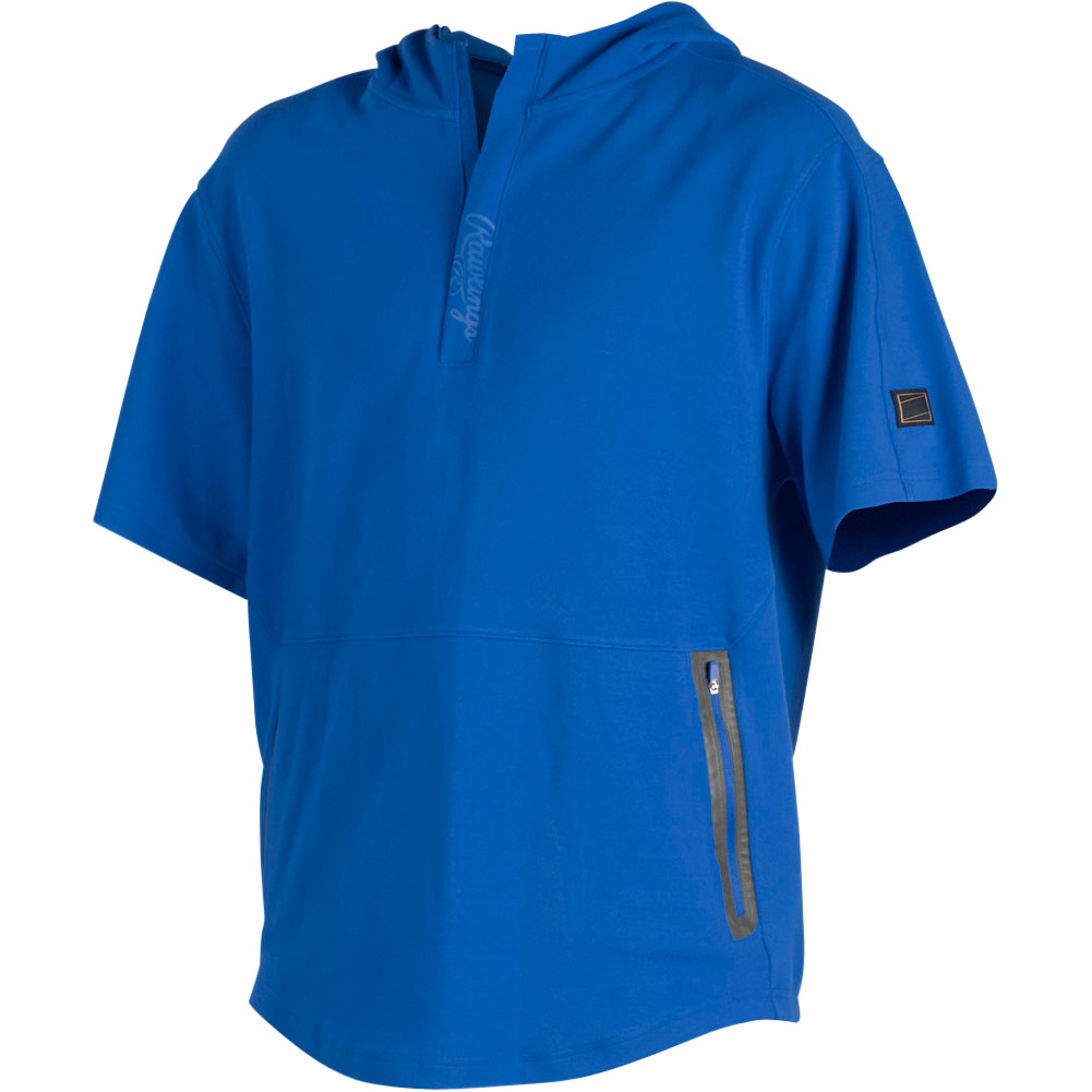 Rawlings Men's Gold Collection 1/4 Zip Short Sleeve Hoodie