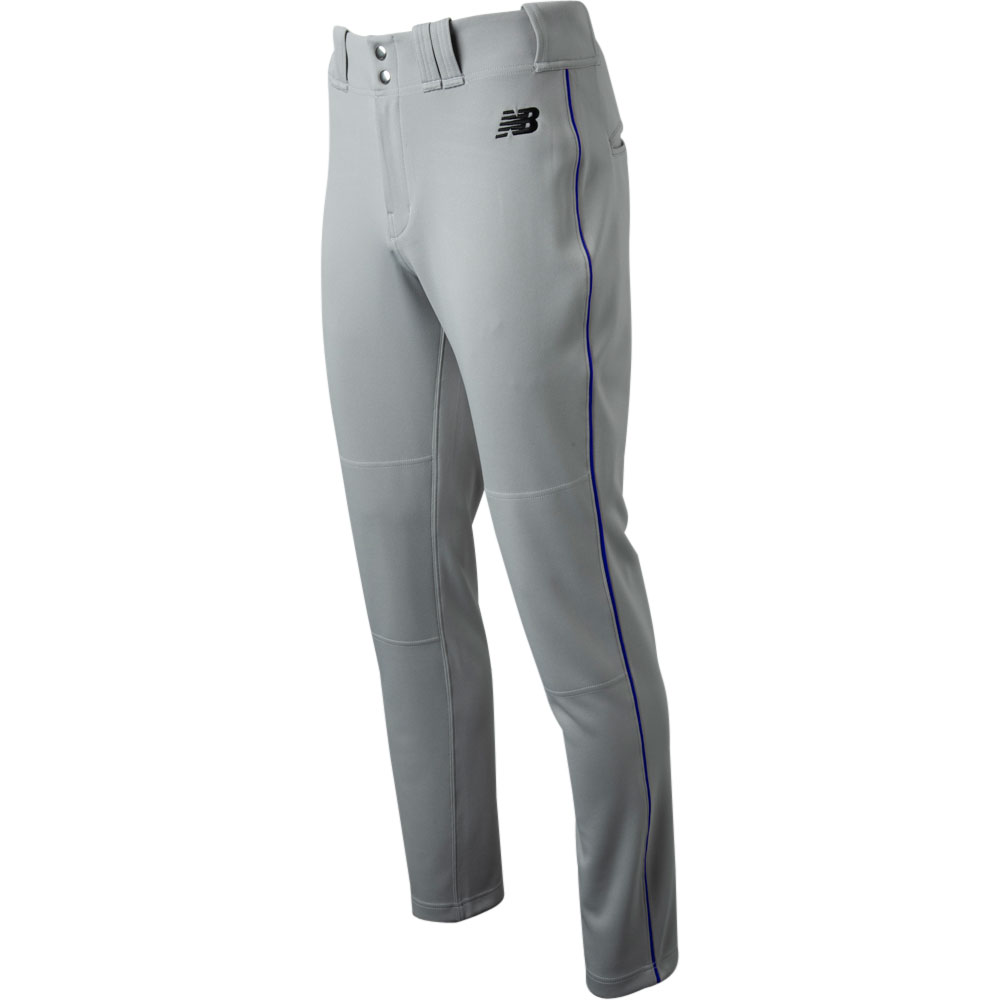 New Balance Men's Adversary 2 Pant Piped Tapered - Grey/Blue (Size M)