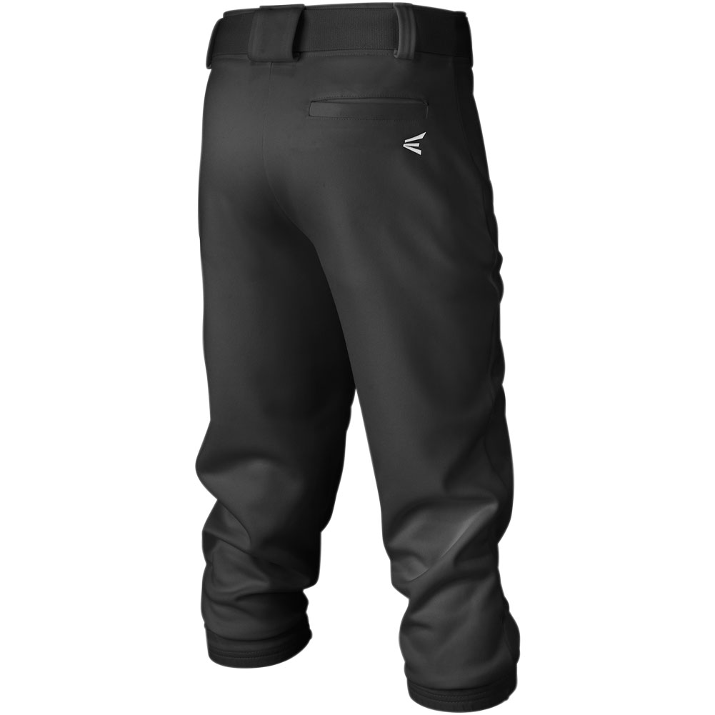 Easton Youth Pro+ Pull Up Baseball/Softball Pants, Small, Black