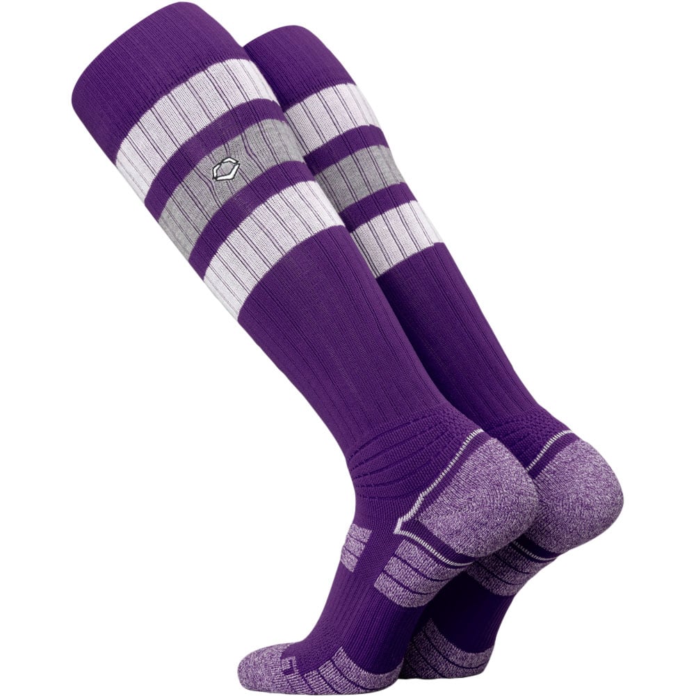 Evoshield Adult PRO-SRZ Striped Baseball and Softball Game Socks