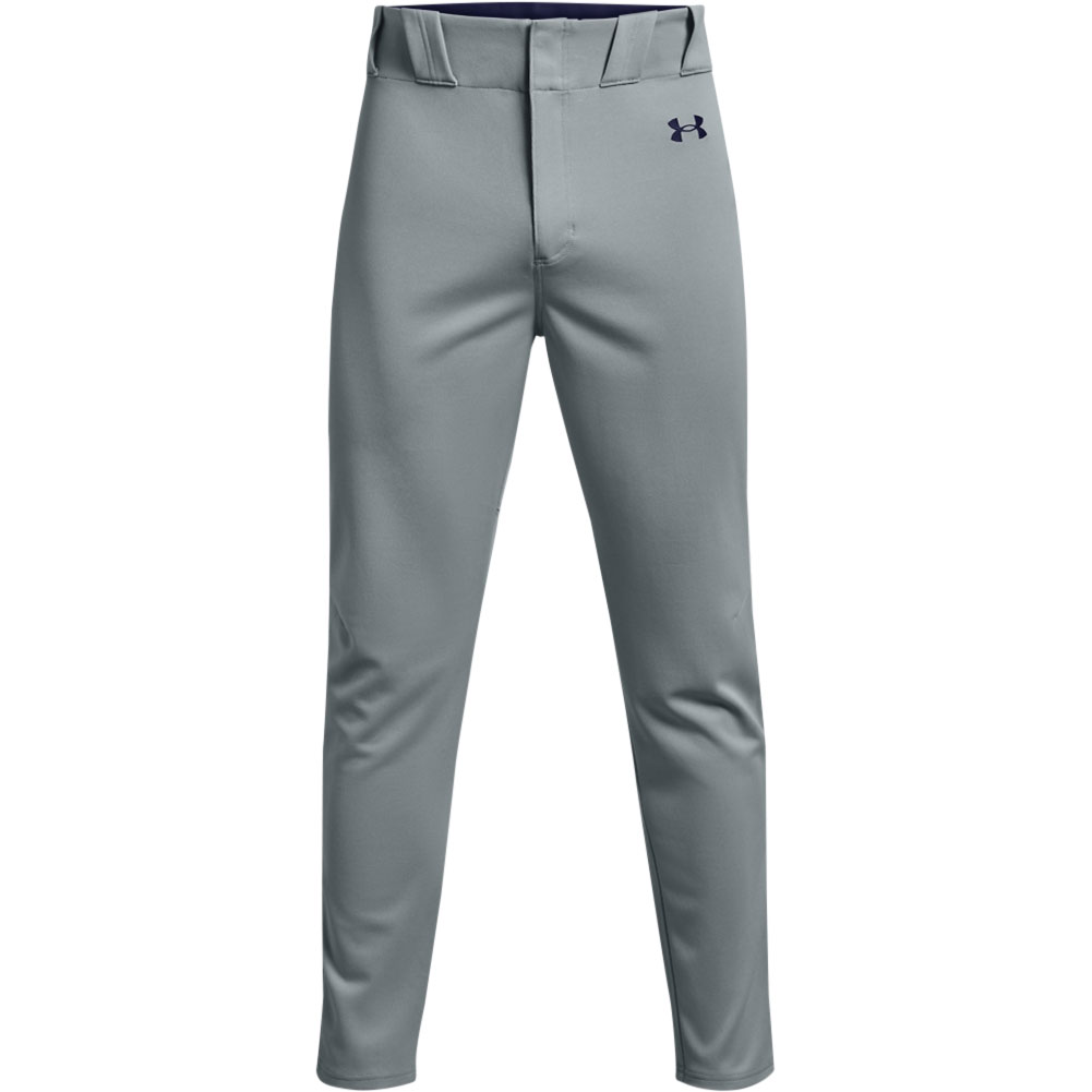 Under Armour Men's Gameday Vanish Piped Baseball Pants, XXL, Baseball Grey/Navy
