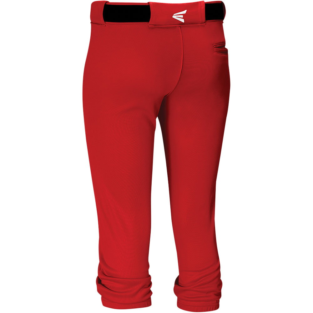 Easton Women's Pro Elite Softball Pants, Small, Scarlet