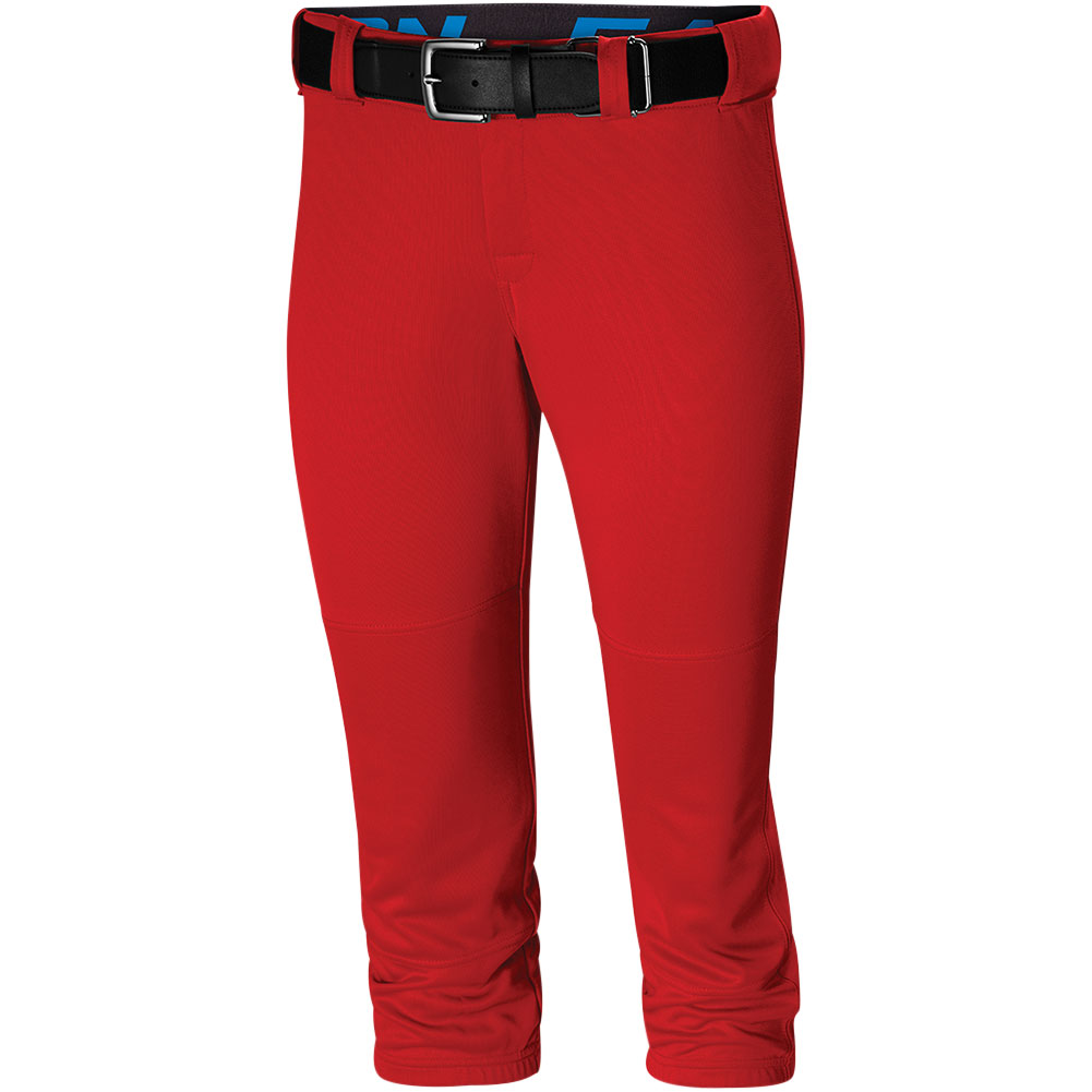 Easton Women's Pro Elite Softball Pants, Medium, Scarlet