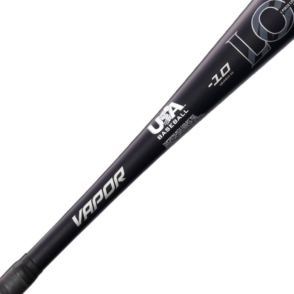 Batte De Baseball USA Vapor (-10) 2 5/8 – 31″/21 Oz – 2023 – Jeune – Noir/Orange