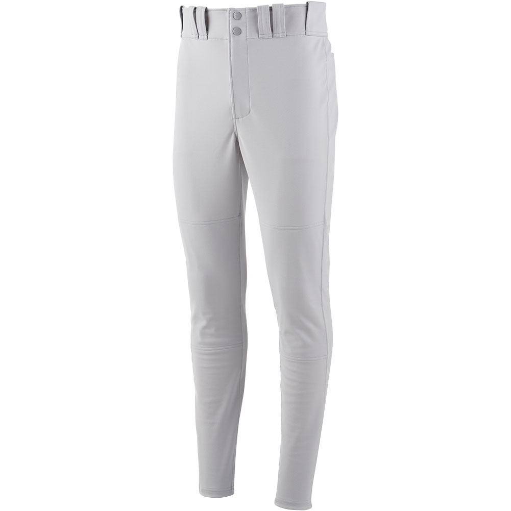 Mizuno Men's Premier Pro Tapered Baseball Pants, Medium, Grey