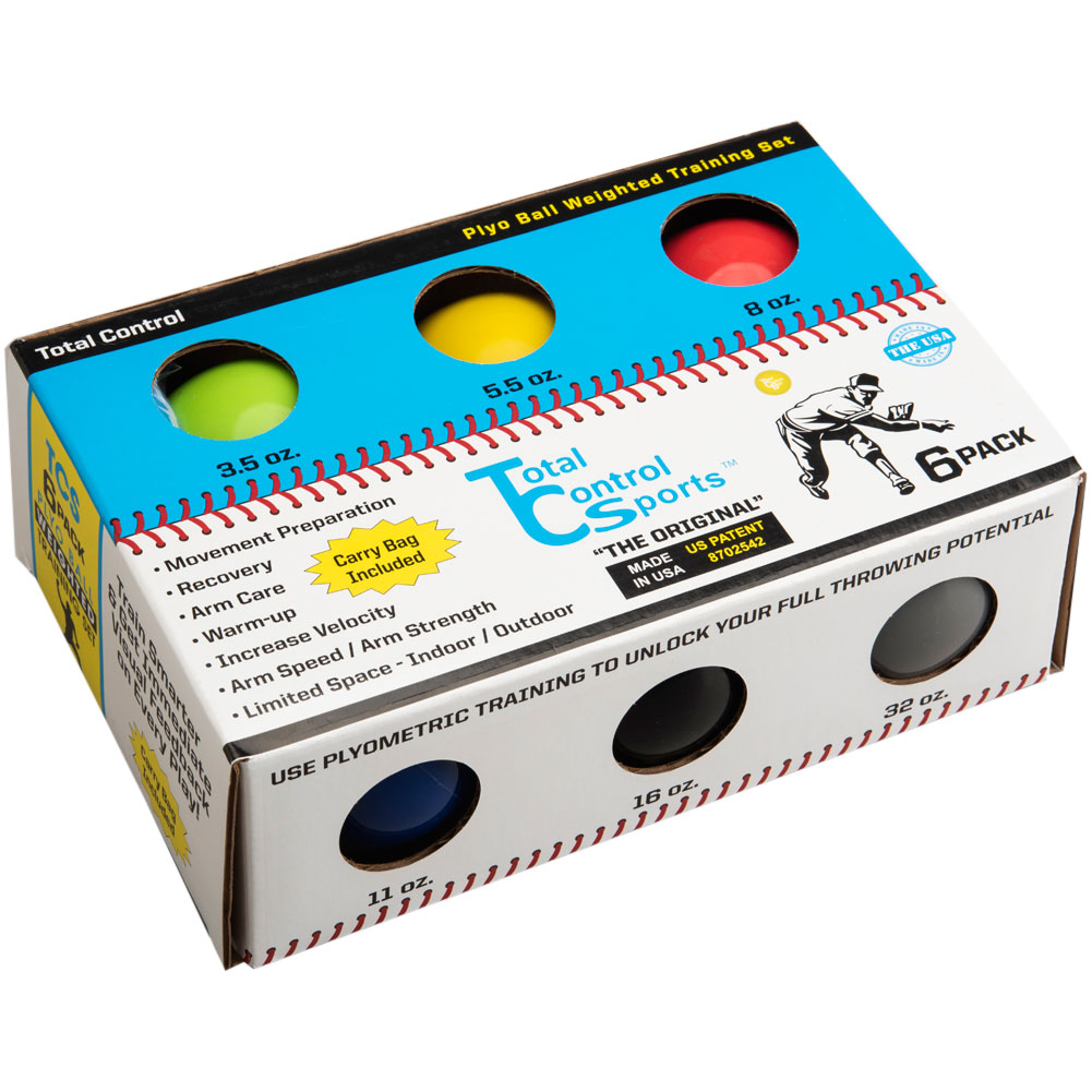 Set De 6 Balles Plyo Pondérées Total Control - Avec Sac