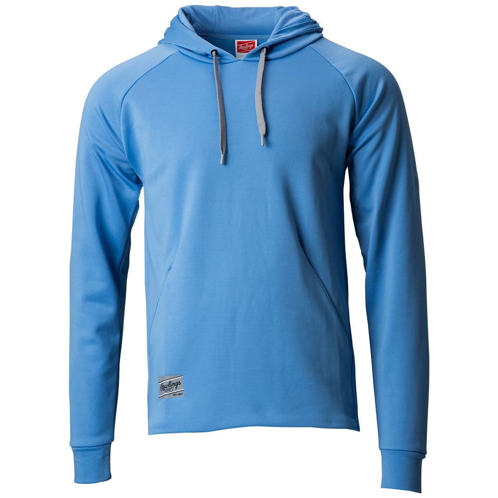 Rawlings Men's Brushed Performance Fleece Hoodie – Scarlet Red, Athletic Fit