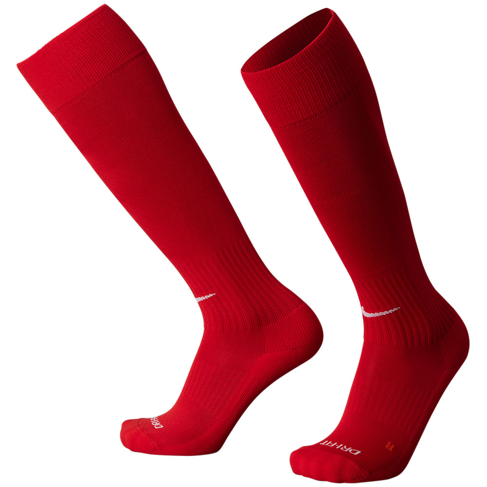 Nike Over-The-Calf Baseball and Softball Socks - 2 Pack, Men's, Medium, University Red/White