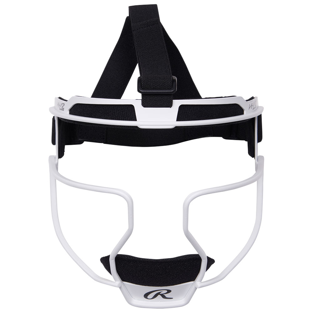 Rawlings Youth Hi-Viz Softball Fielder's Mask, Kids, White