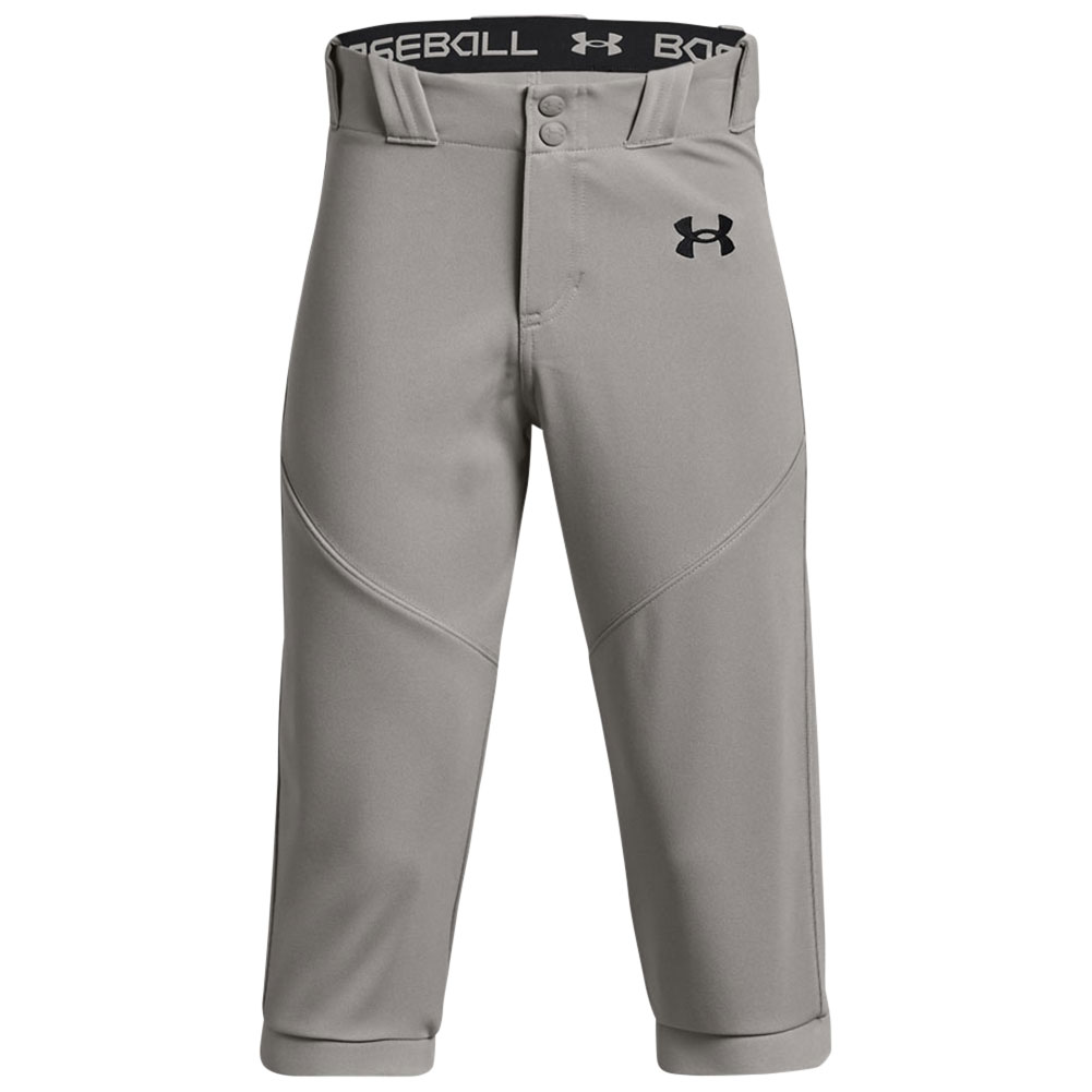 Under Armour Boys' Utility Knicker Baseball Pants, Medium, Baseball Gray