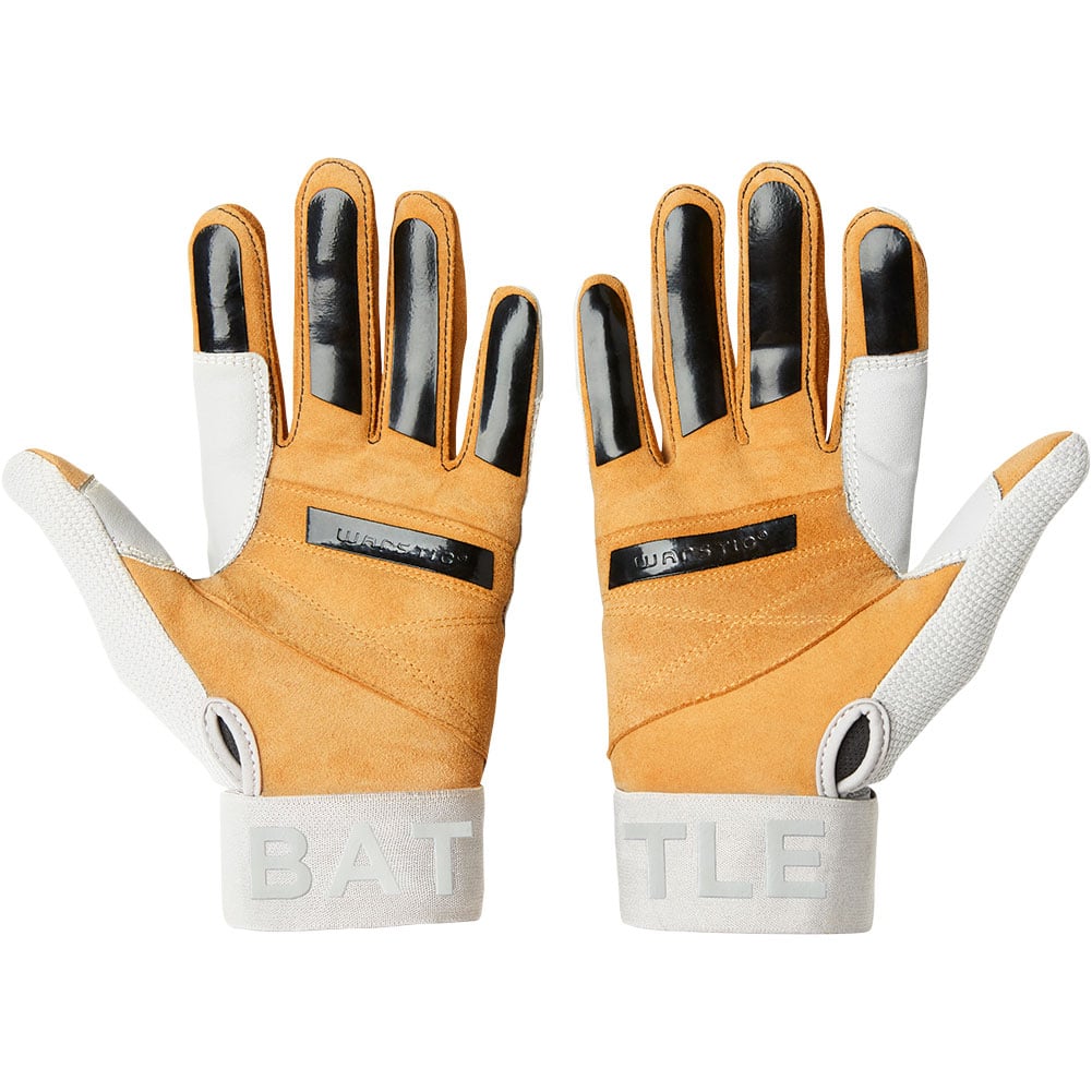 Warstic Adult Workman3 Batting Gloves, Men's, Medium, White