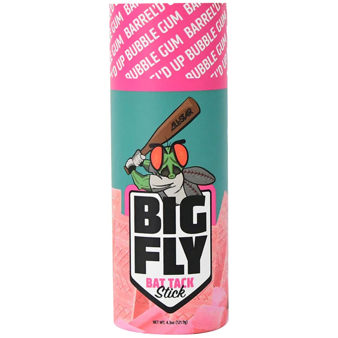 All-Star Big Fly Scented Bat Tack Stick, Kids, Barrel'd Up Bubble Gum
