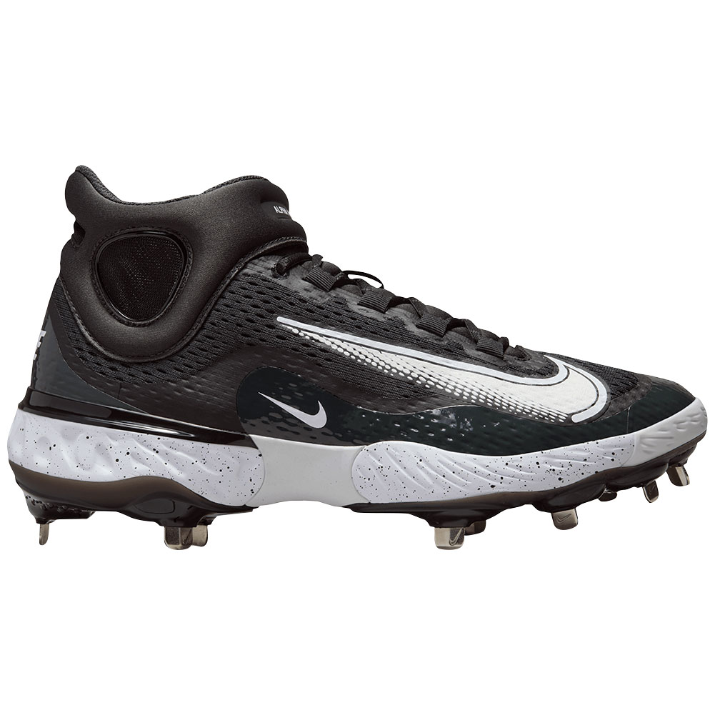 ✅ Nike Alpha Huarache Elite 4 Mid Black Smoke Grey Metal Baseball Cleats‎ Size 7 Amazon.com | Nike Alpha Huarache Elite 4 Mid Men main image 2