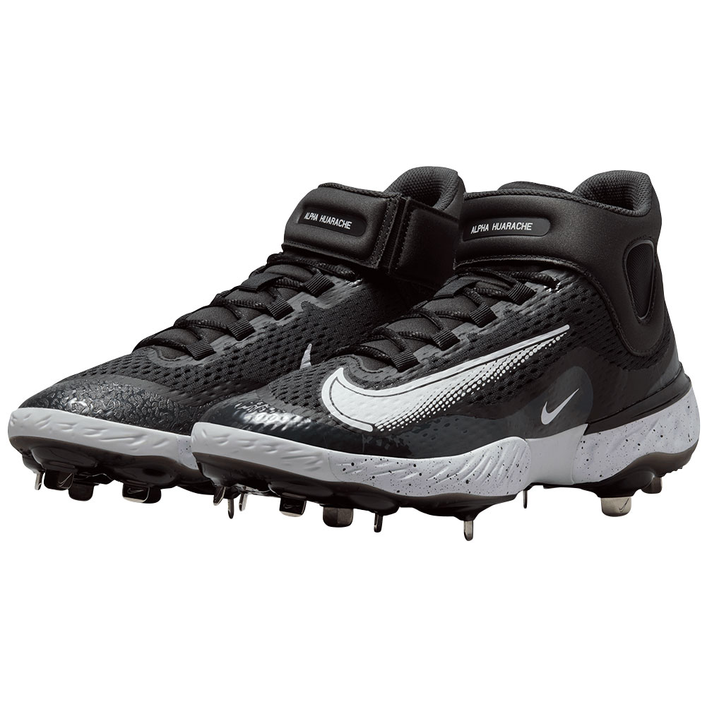 NIKE Alpha Huarache Elite 4 Mid Metal Baseball Cleats | Play  display picture 2