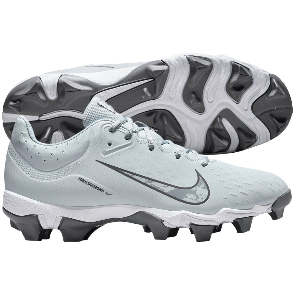 Nike Women's Hyperdiamond 4 Keystone Softball Cleats in Grey | FZ0920-002