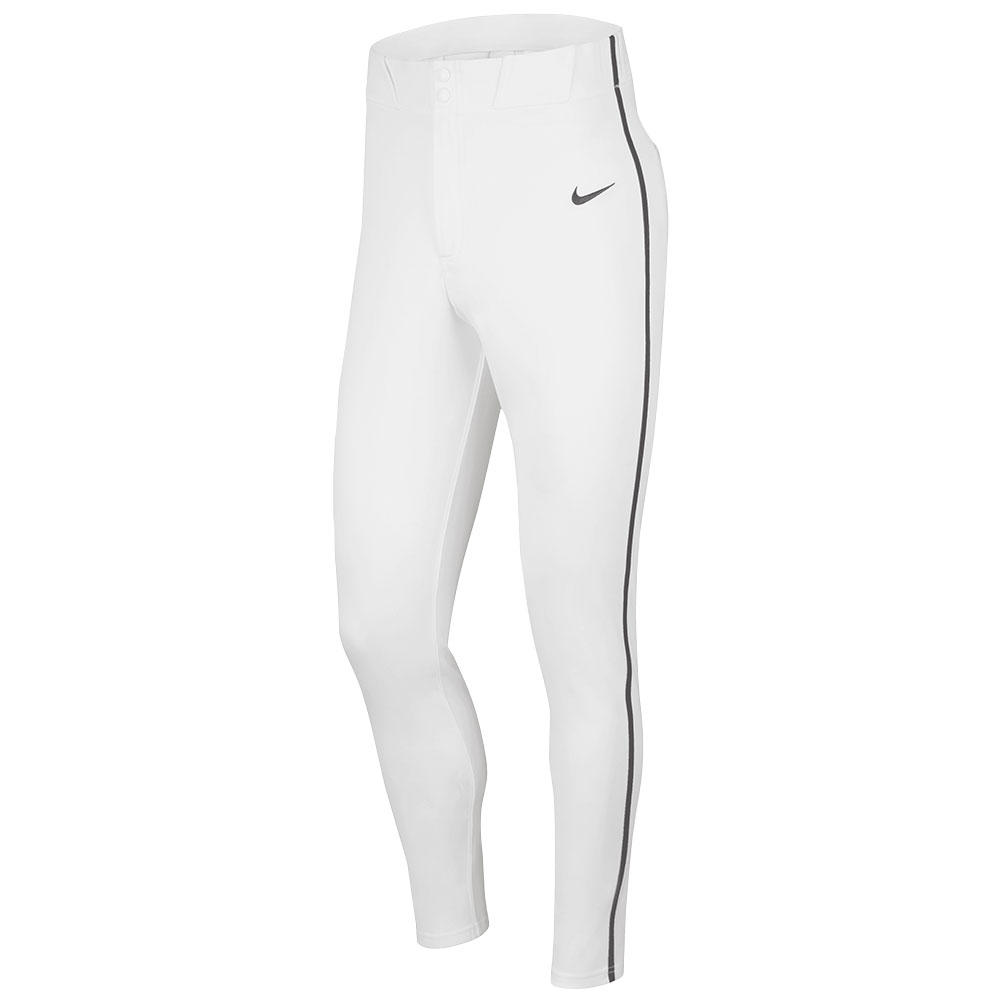 Nike Men's Vapor Select Piped Baseball Pants in White | FZ1373-100