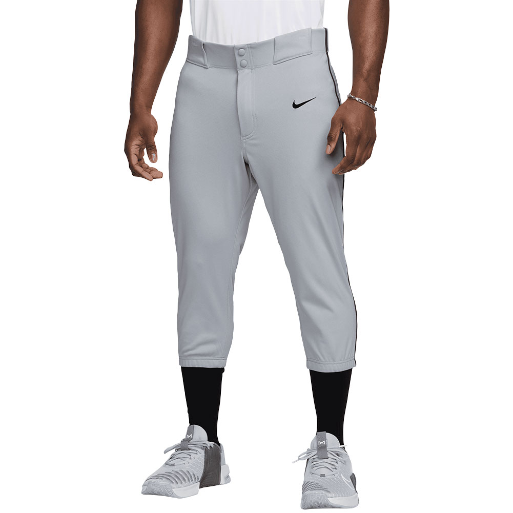 Nike Men's Vapor Select 2 High Piped Baseball Pants in Grey | FZ1375-014