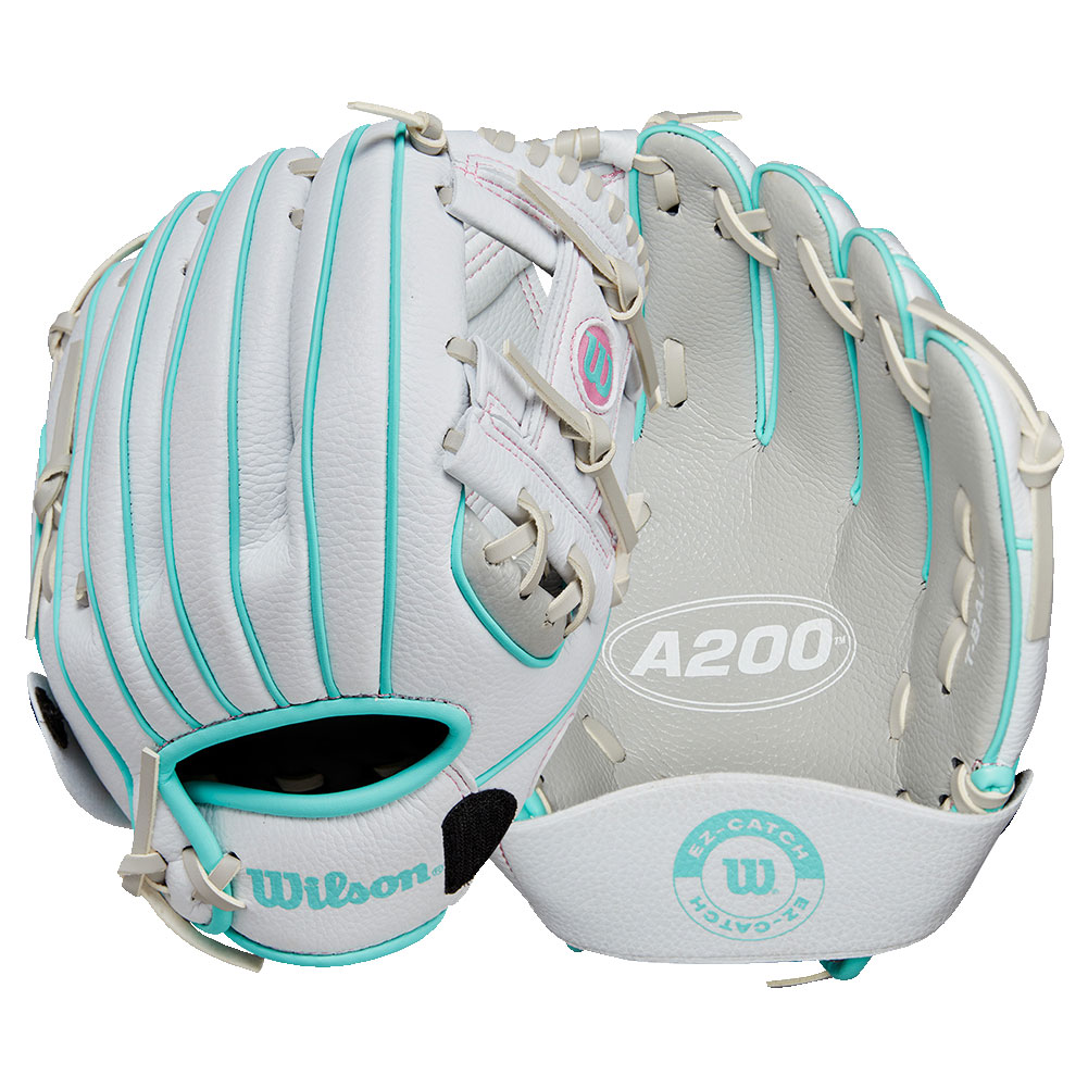 Wilson 2024 A200 EZ Catch White 10" T-Ball Glove